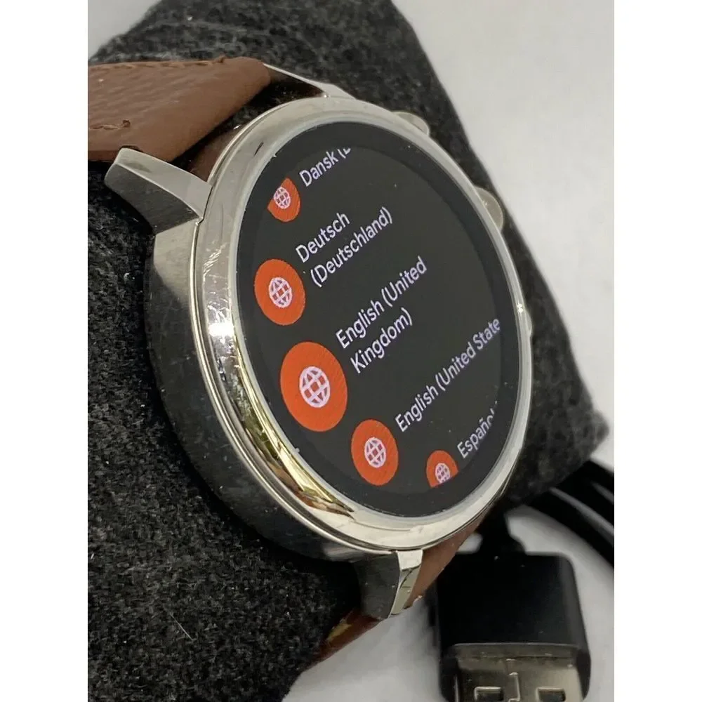 Fossil Gen 4 Authentic Digital Dial Smart Watch Custom Band FTW6017 LT318